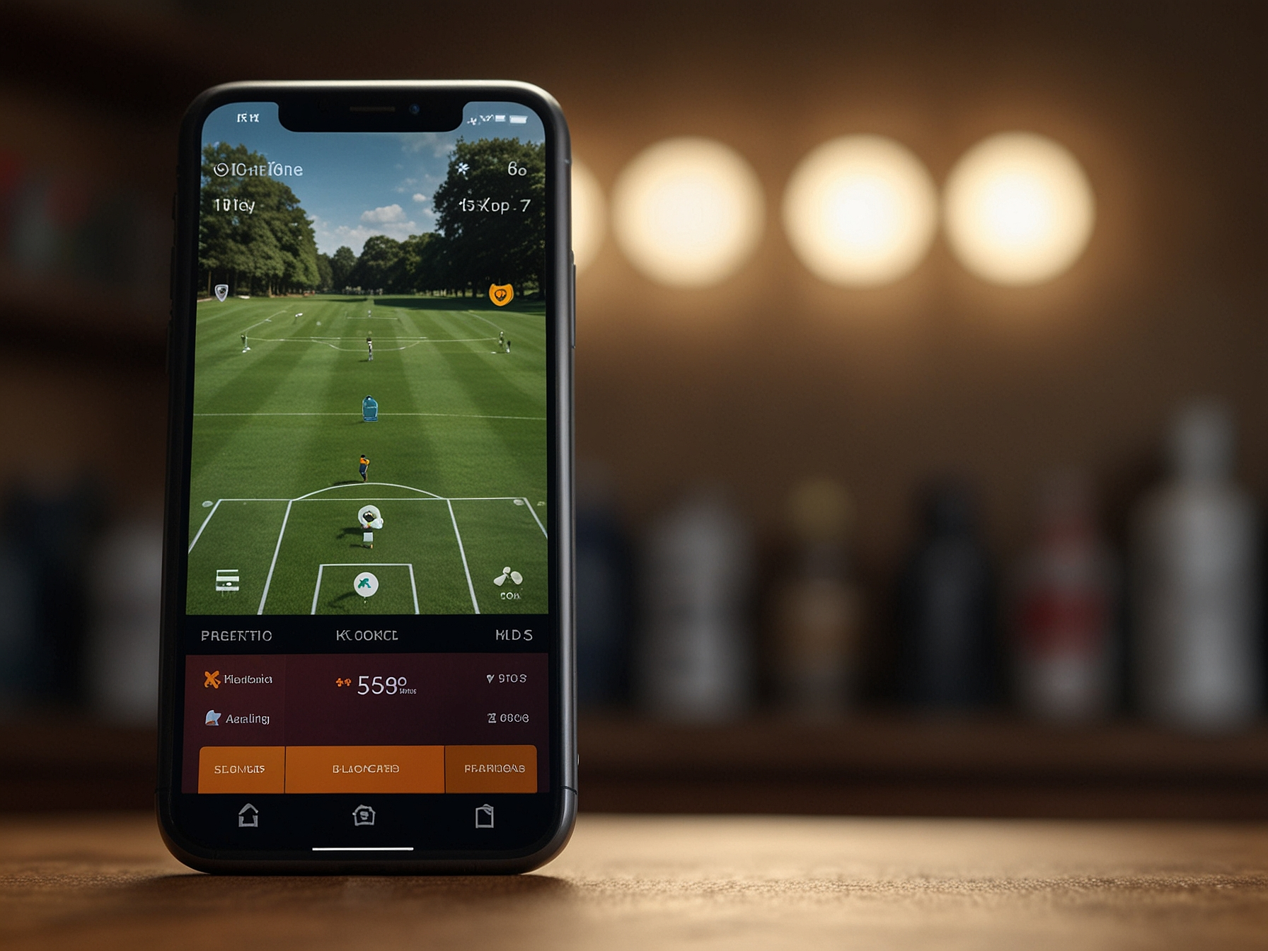 App móvil Betwarrior instalada en teléfono